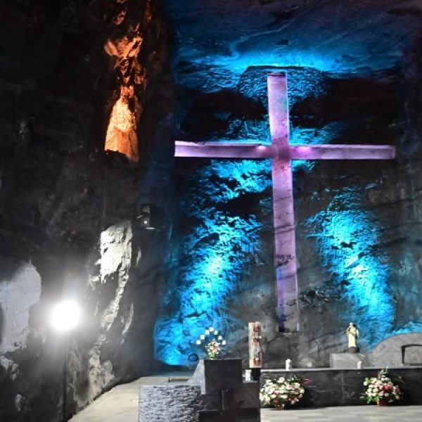Mine the Salt Cathedral in Zipaquira, Colombia Mine the Salt Cathedral in Zipaquira, Colombia